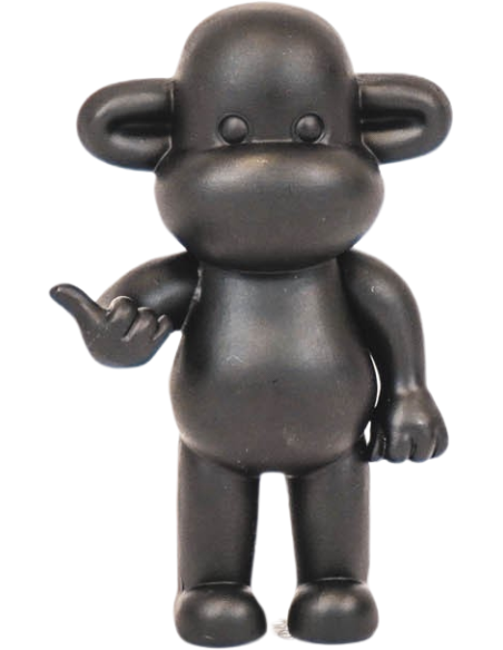 Statue déco Singe Loose dopamine Hauteur 35 cm Résine Noir The Legend 