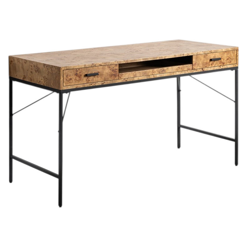 Bureau industriel chic 2 tiroir 1...