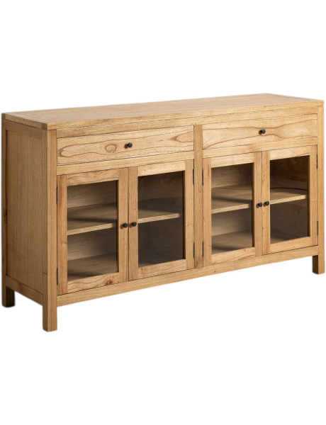 Grand Buffet Vitrine scandinave moderne Bas 4 portes 2...