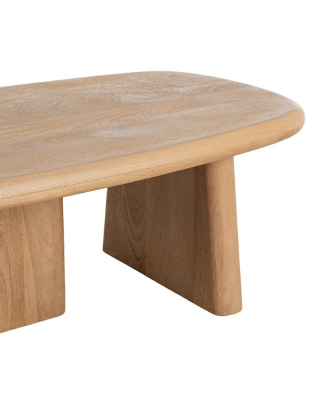 Grande Table basse moderne Rectangulaire en Bois de manguier Naturel Macarella