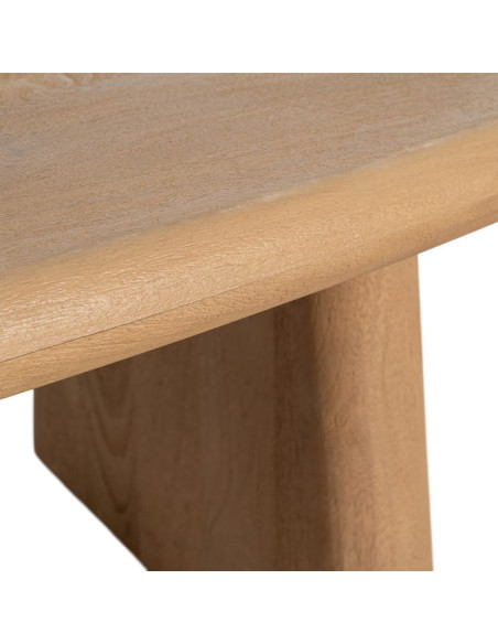 Grande Table basse moderne Rectangulaire en Bois de manguier Naturel Macarella