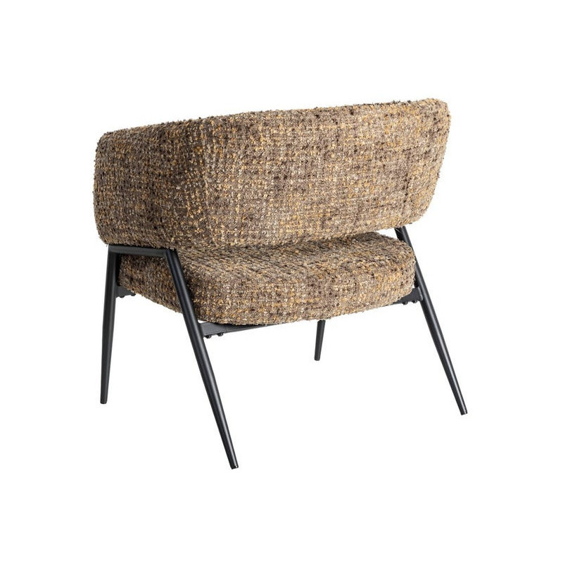 Fauteuil moderne Bouclette Tissu...