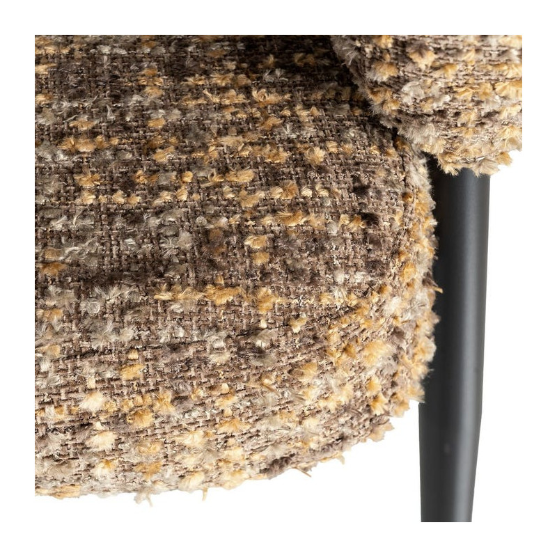 Fauteuil moderne Bouclette Tissu...