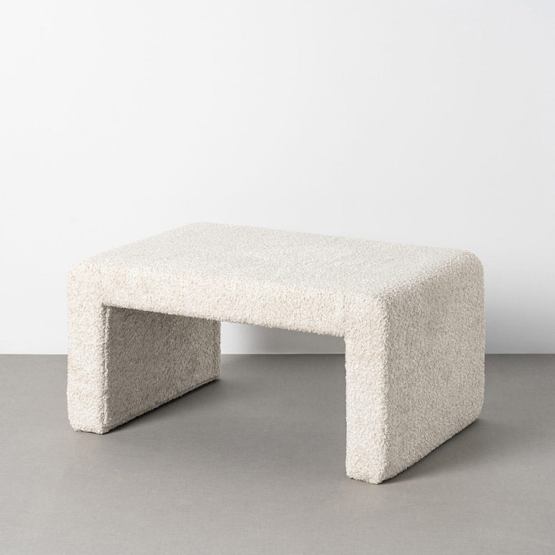 Grand Pouf moderne chic bouclette...