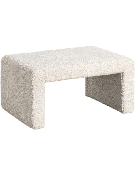 Grand Pouf moderne chic bouclette Rectangulaire 1 place...