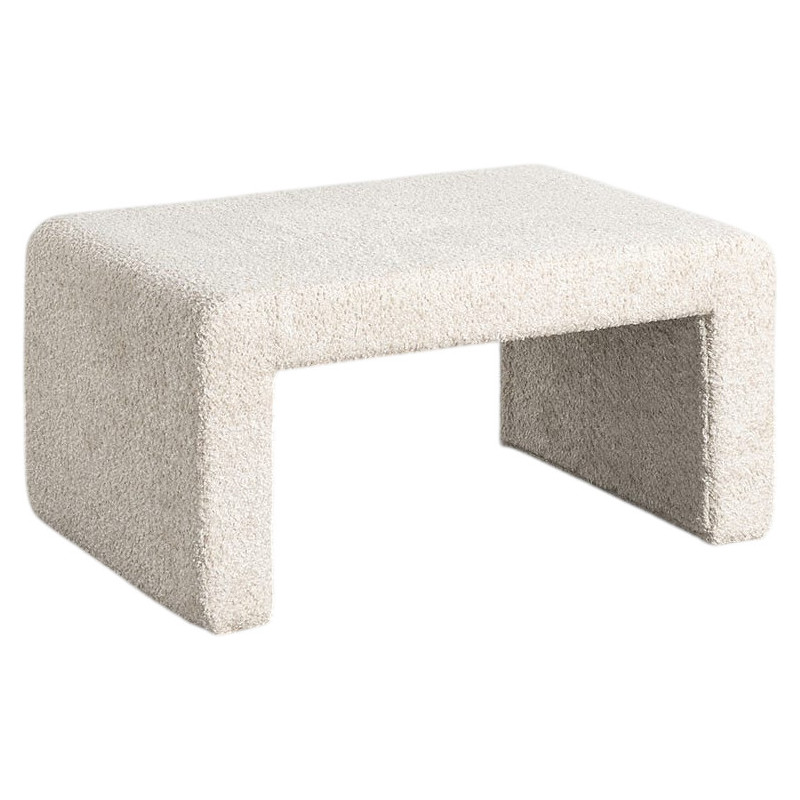 Grand Pouf moderne chic bouclette...