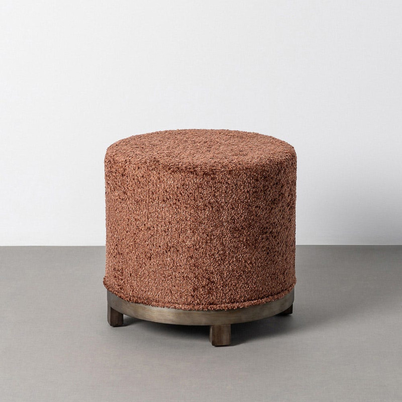 Pouf pivotant moderne chic bouclette...