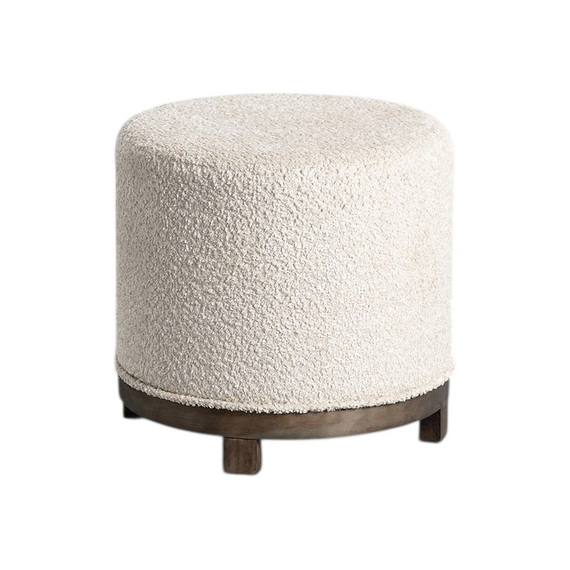 Pouf pivotant moderne chic bouclette...