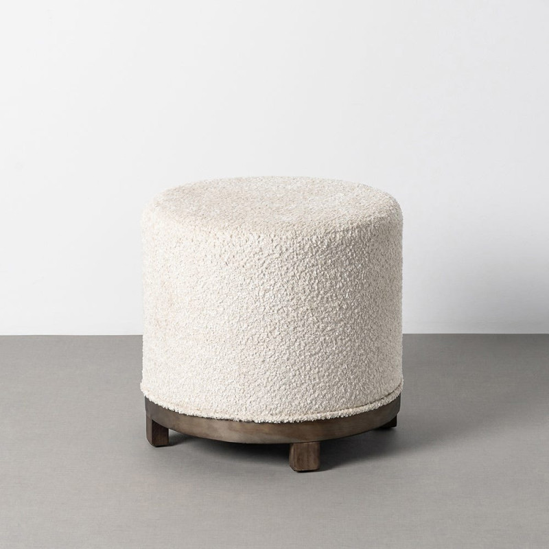 Pouf pivotant moderne chic bouclette...