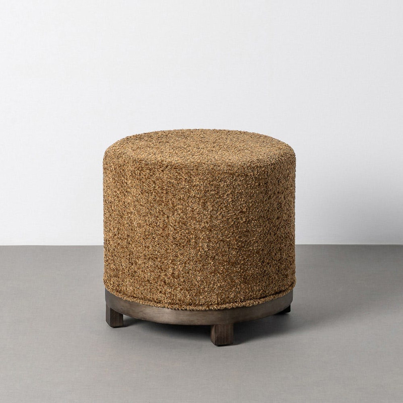 Pouf pivotant moderne chic bouclette...