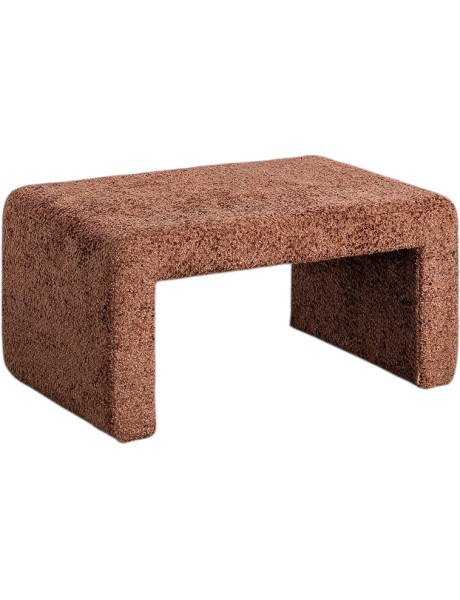 Grand Pouf moderne chic bouclette Rectangulaire 1 place...