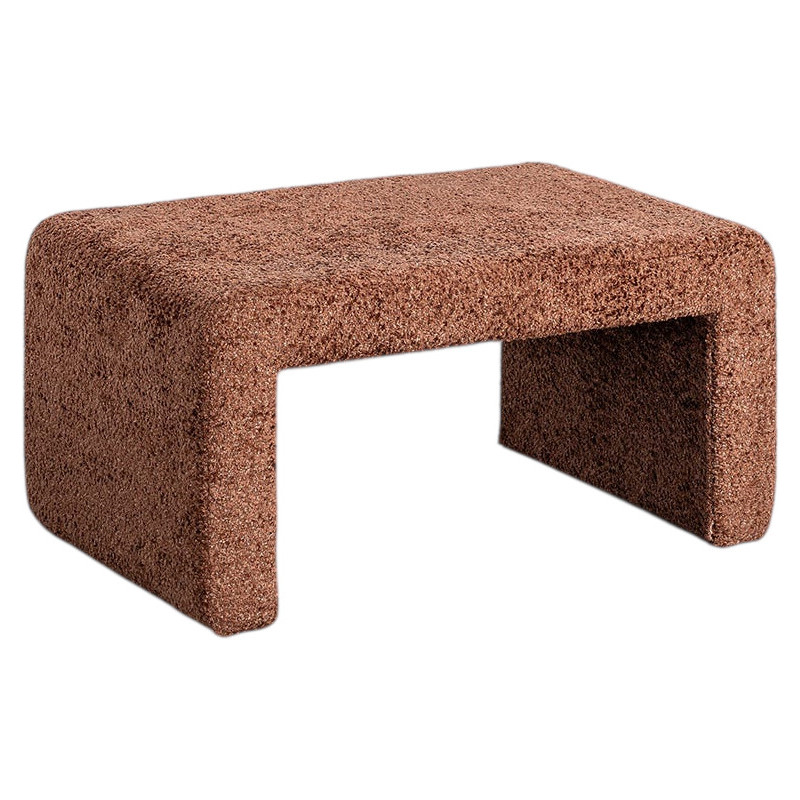 Grand Pouf moderne chic bouclette...