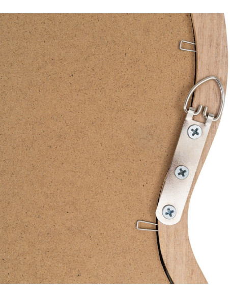 Miroir mural ondulé Ondéro 80x180 cm en bois de paulownia naturel