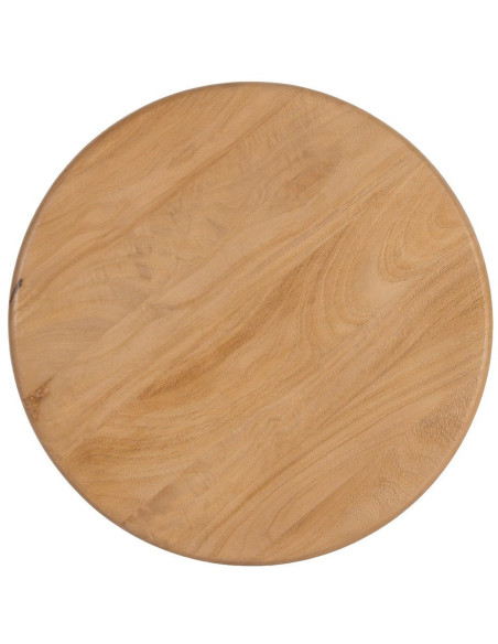 Table basse ronde Oréa Ø60 cm en bois de manguier naturel