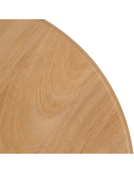 Table basse ronde Oréa Ø60 cm en bois de manguier naturel