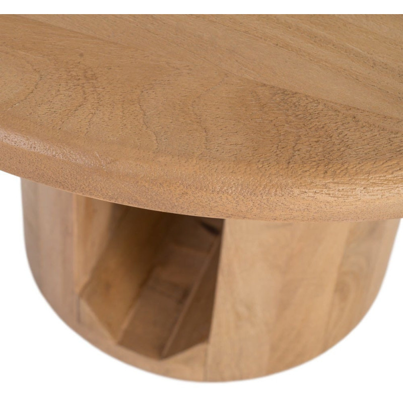Table basse ronde Oréa Ø60 cm en bois...
