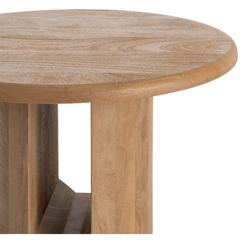 Table basse ronde Oréa Ø60 cm en bois...