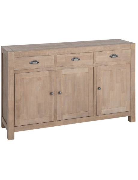 Buffet Maison de campagne chic Bas 3 portes 3 tiroirs 140...