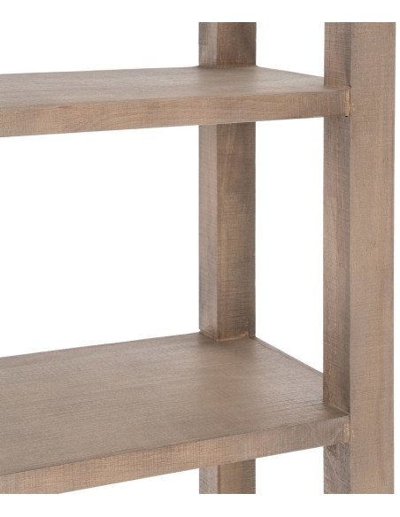 Étagère Bibliothèque Maison de campagne chic 1 tiroir 5 niveaux Bois de pin Naturel Cottage