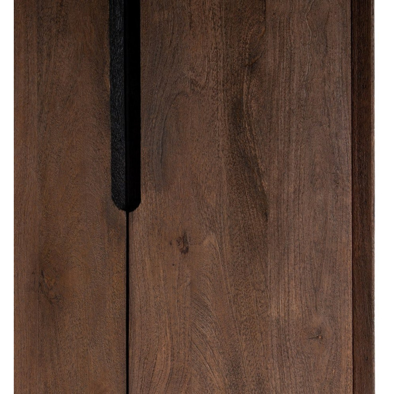 ARMARIO MARRÓN MADERA DE MANGO SALÓN 75 X 40 X 200 CM 