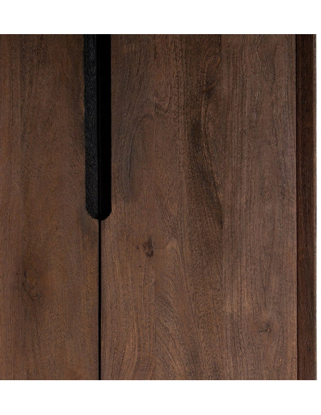ARMARIO MARRÓN MADERA DE MANGO SALÓN 75 X 40 X 200 CM 