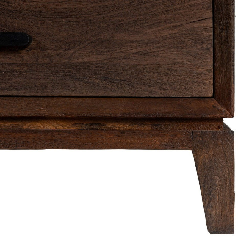 ARMARIO MARRÓN MADERA DE MANGO SALÓN 75 X 40 X 200 CM 