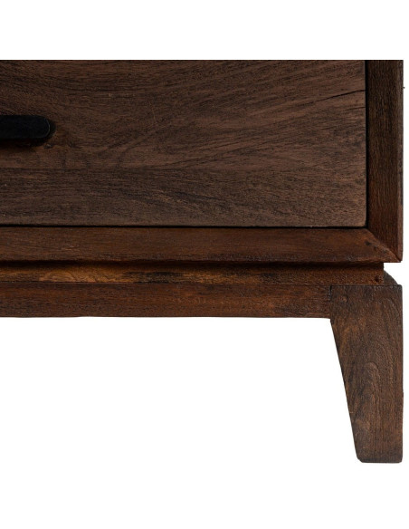 ARMARIO MARRÓN MADERA DE MANGO SALÓN 75 X 40 X 200 CM 