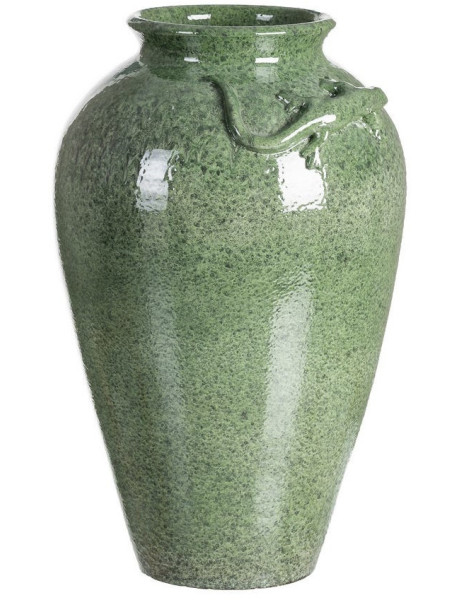 Grand Vase moderne Lézard Amphore H 60 cm Céramique Vert Lagarto 