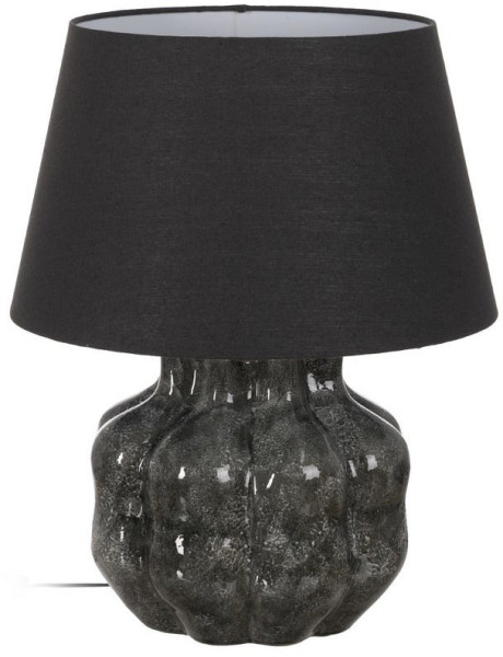 LÁMPARA MESA GRIS CERÁMICA ILUMINACIÓN 50 X 50 X 62,50 CM 