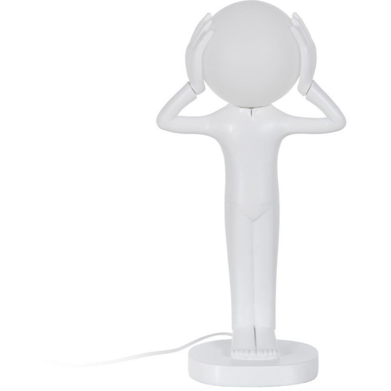 LÁMPARA MESA FIGURA BLANCO RESINA 27 X 18 X 52,50 CM 