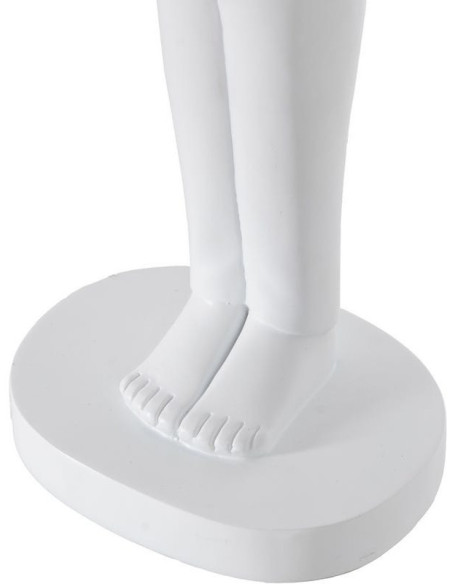 LÁMPARA MESA FIGURA BLANCO RESINA 27 X 18 X 52,50 CM 