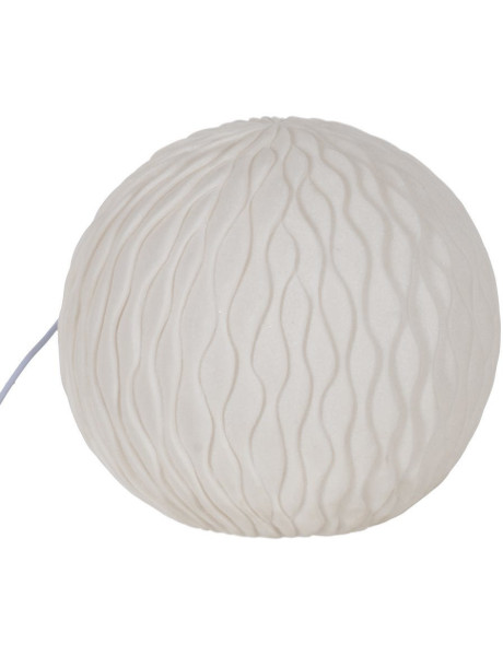 LÁMPARA MESA BOLA ARENISCA 31,80 X 31,80 X 27,50 CM 