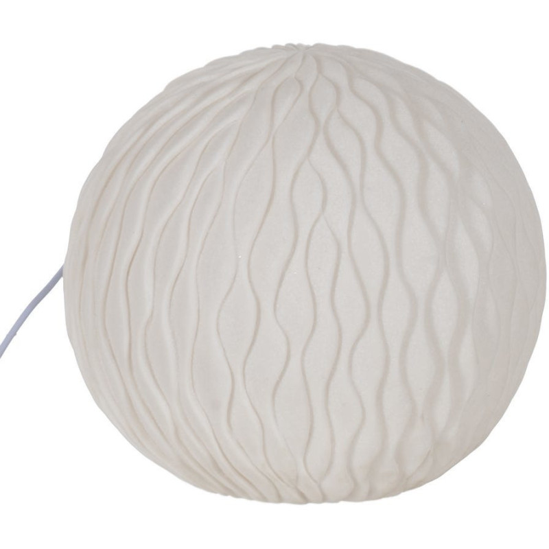 LÁMPARA MESA BOLA ARENISCA 31,80 X 31,80 X 27,50 CM 