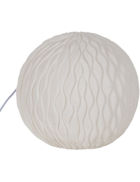 LÁMPARA MESA BOLA ARENISCA 31,80 X 31,80 X 27,50 CM 