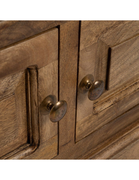 MUEBLE TV NATURAL MADERA DE MANGO SALÓN 198 X 45 X 50 CM 