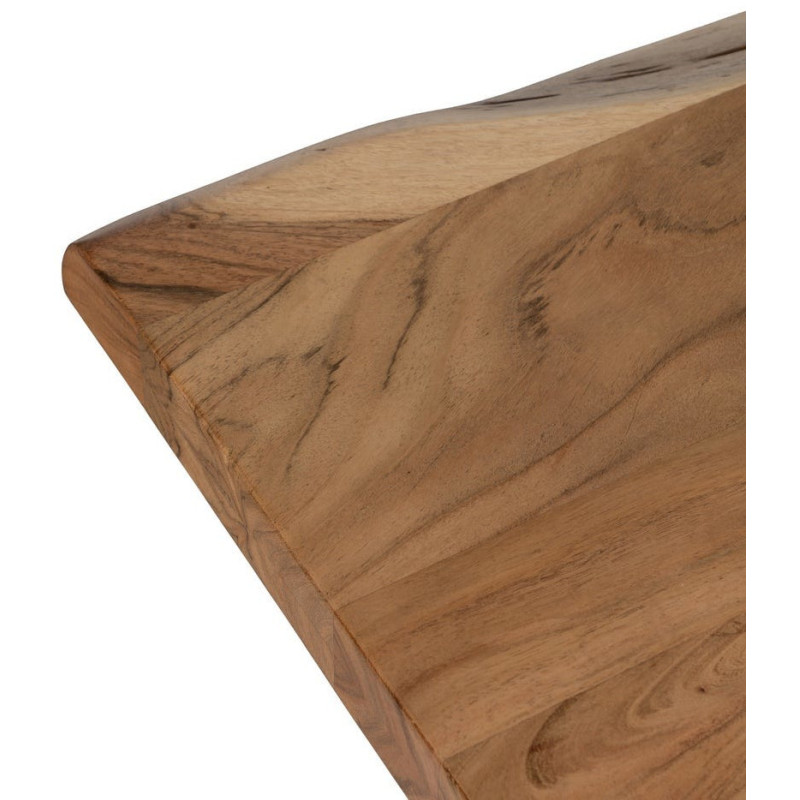MESA COMEDOR NATURAL MADERA DE ACACIA 280 X 100 X 76 CM 