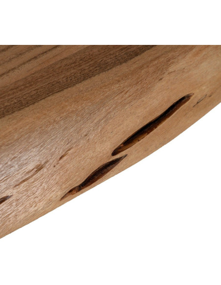 MESA COMEDOR NATURAL MADERA DE ACACIA 280 X 100 X 76 CM 