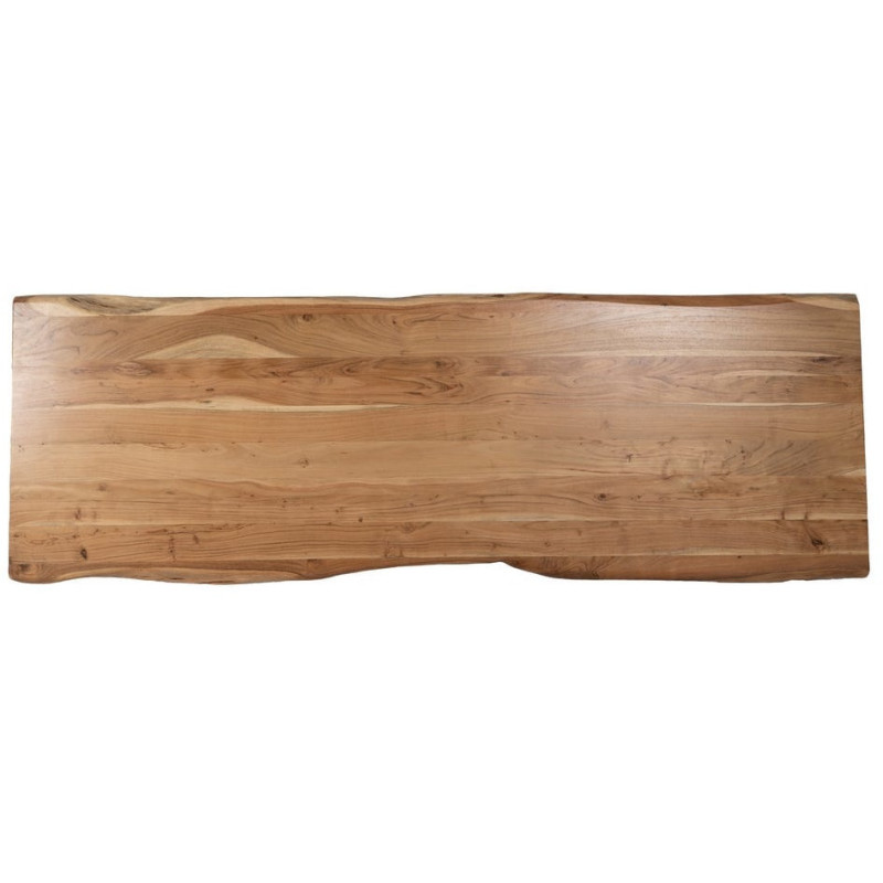 MESA COMEDOR NATURAL MADERA DE ACACIA 280 X 100 X 76 CM 