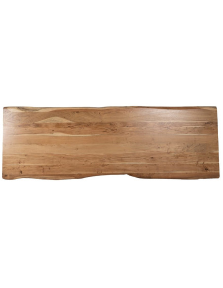 MESA COMEDOR NATURAL MADERA DE ACACIA 280 X 100 X 76 CM 