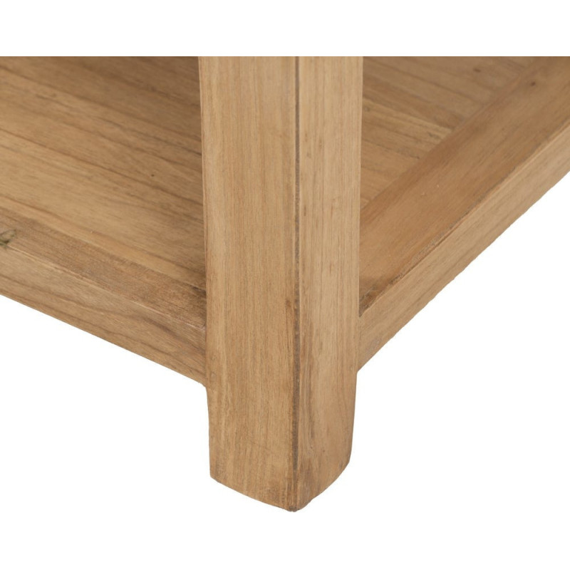 MESITA NATURAL MADERA MINDI DORMITORIO 60 X 35 X 65 CM 