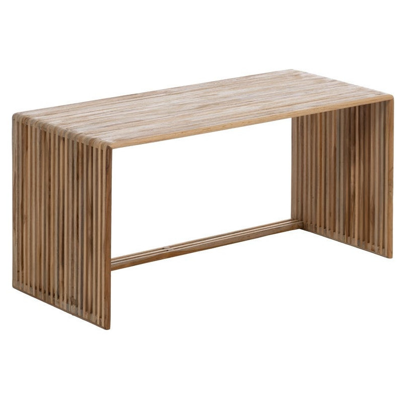 S/2 MESA CENTRO NATURAL MADERA DE TECA 85 X 35 X 41 CM 