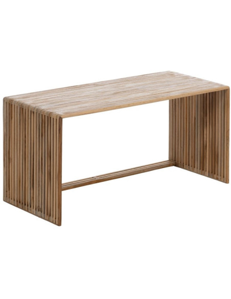S/2 MESA CENTRO NATURAL MADERA DE TECA 85 X 35 X 41 CM 
