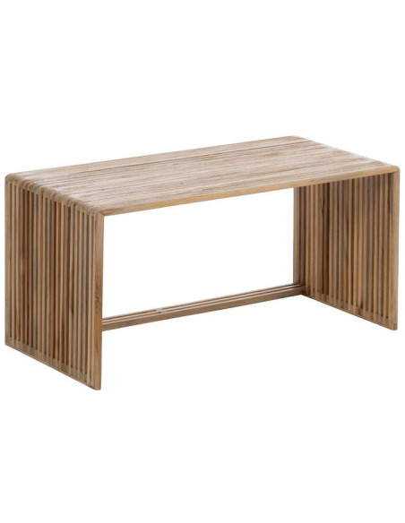 S/2 MESA CENTRO NATURAL MADERA DE TECA 85 X 35 X 41 CM 