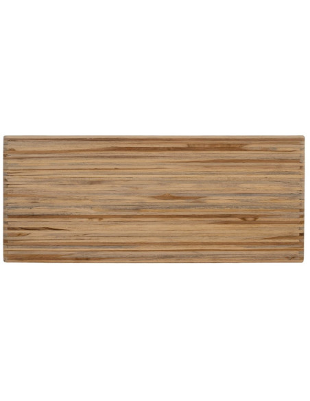 S/2 MESA CENTRO NATURAL MADERA DE TECA 85 X 35 X 41 CM 