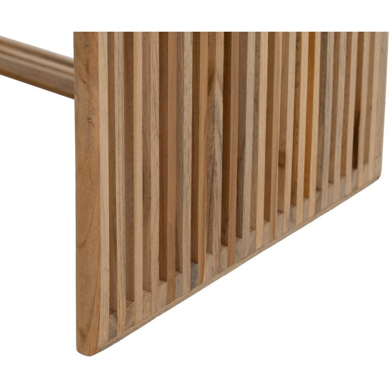 S/2 MESA CENTRO NATURAL MADERA DE TECA 85 X 35 X 41 CM 