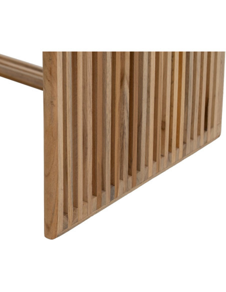 S/2 MESA CENTRO NATURAL MADERA DE TECA 85 X 35 X 41 CM 