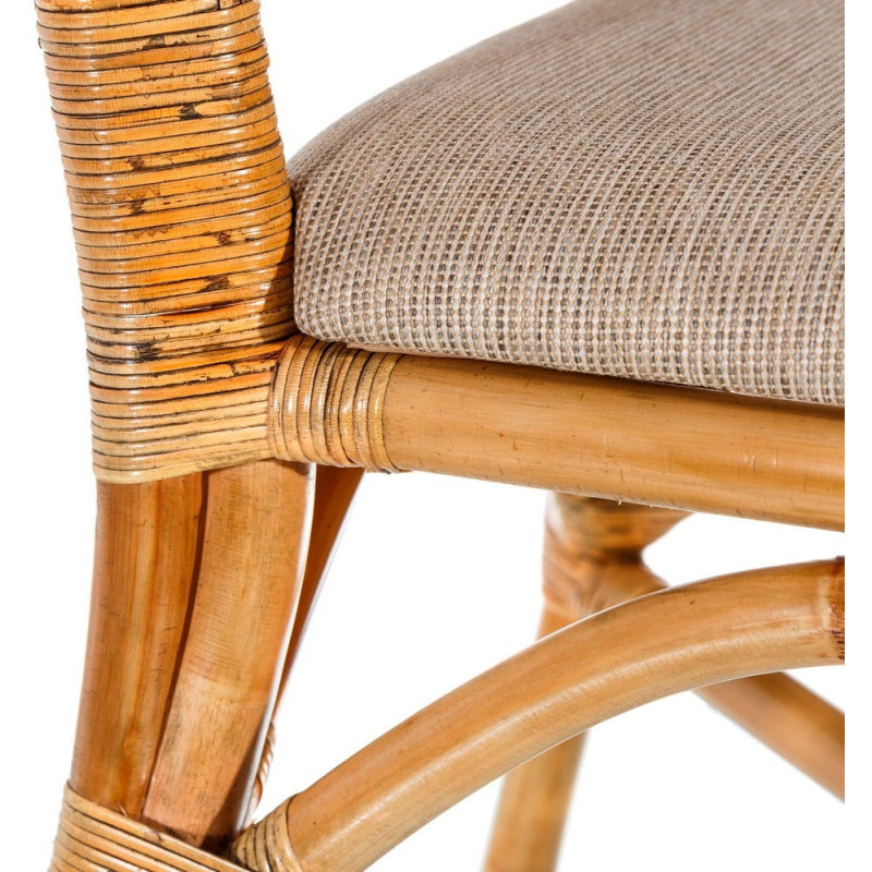 SILLA NATURAL "RATTAN" SALÓN 45 X 57 X 85 CM 