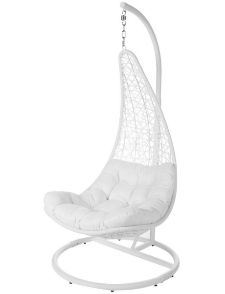 SILLA LÁGRIMA DIDO CON MÁSTIL BLANCO 104 X 104 X 192 CM 
