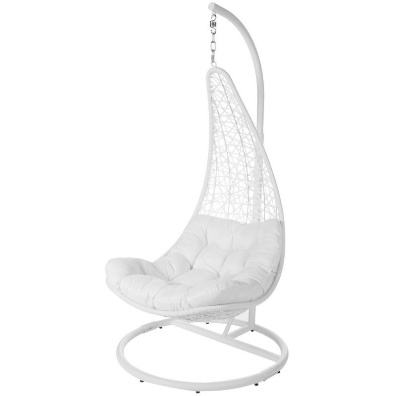 SILLA LÁGRIMA DIDO CON MÁSTIL BLANCO 104 X 104 X 192 CM 