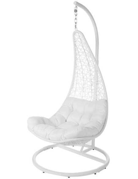 SILLA LÁGRIMA DIDO CON MÁSTIL BLANCO 104 X 104 X 192 CM 